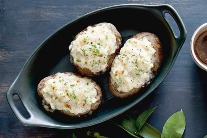 BAKED POTATOES WITH MAMIROLLE CREAM