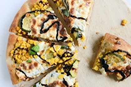Corn & Zucchini Pizza Recipe
