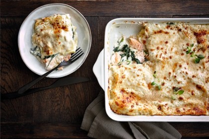 Salmon And Spinach Lasagna Recipe
